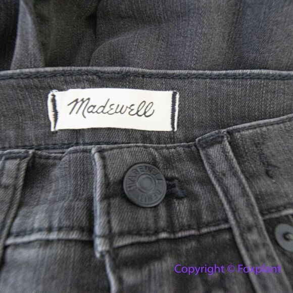 New! Madewell Petite Stovepipe Jeans‎ in Banberry Wash: Raw-Hem, P28 - Picture 11 of 16